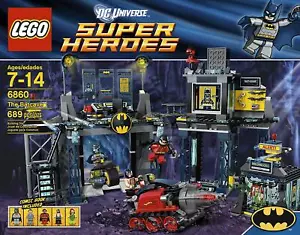 LEGO DC Comics Super Heroes Batman 6860 The Batcave Bruce Wayne Robin Poison Ivy - Picture 1 of 4