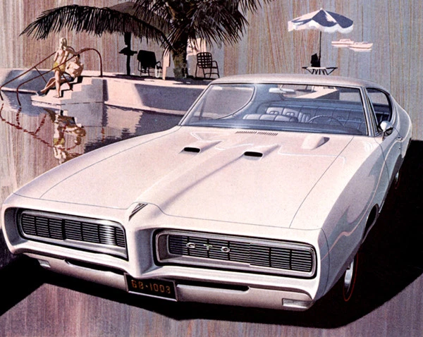 UNKNOWN 1968 Pontiac GTO - Promotional Advertising Poster