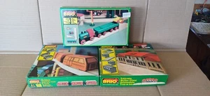 Vintage Brio 33367 Station 33512 Inter-City train 33518 Car Transporter Read Des - Picture 1 of 19