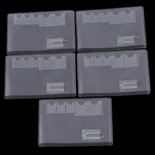 5Pcs Universal Transparent Memory Card 6 Sim Card Holder Case Portable Prot.. Le