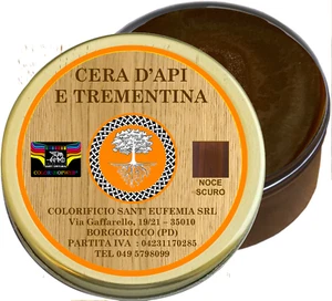 OIL&WAx Ceralegno cera d'api in pasta per mobili e legno lucida protegge NOCE SC - Foto 1 di 6