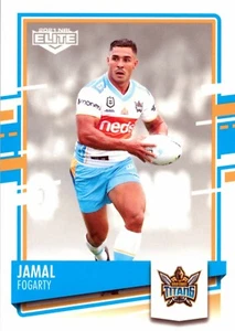 2021 GOLD COAST TITANS NRL Card JAMAL FOGARTY Elite - Picture 1 of 2