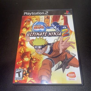 Shonen Jump Naruto Ultimate Ninja 2 PlayStation 2 2002 Complete Tested PS2 - Picture 1 of 4