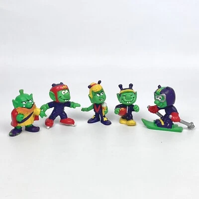 Juego de 5 figuras de matones McDonalds ASTROSNIK FELIZ COMIDA juguete Hong Kong 1984 PVC de colección Foto 1 de 4