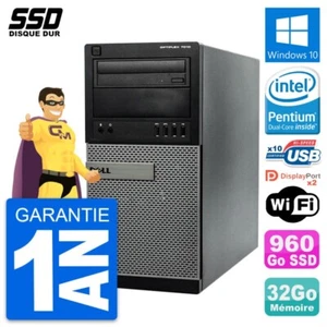 PC tour DELL OptiPlex 7010 Pentium G2020 RAM 32Go SSD 960Go Windows 10 Wifi - Bild 1 von 8