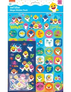 Baby Shark Mega Pack Aufkleber über 80 Aufkleber offiziell lizenziertes Produkt - Bild 1 von 2
