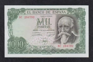 EDIFIL 474d. 1000 PTAS 17 DE SEPTIEMBRE DE 1971 SERIE 9C - Imagen 1 de 2