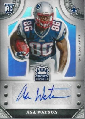 2014 Crown Royale Rookie Signatures #SAW Asa Watson Auto /299 - NM-MT - Image 1 of 2