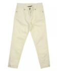 Manila Grace Denim Jeans Stretch geteilte Manschetten dünn Made in Portugal Größe XS 4Y
