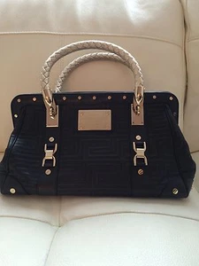 Gianni Versace Couture Collection Leather Satchel Handbag - Picture 1 of 12