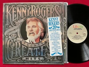 KENNY ROGERS~TWENTY GREATEST HITS LP (1983) ORIG SHRINK & HYPE EX/NM LIBERTY - Picture 1 of 2