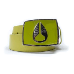 Nixon - Enamel Icon Leather Belt - Lime SALE - Picture 1 of 1