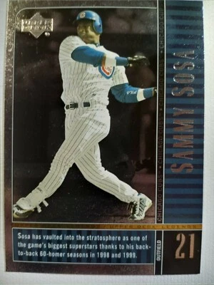 2000 Upper Deck Legends #19 Sammy Sosa - Image 1 of 3