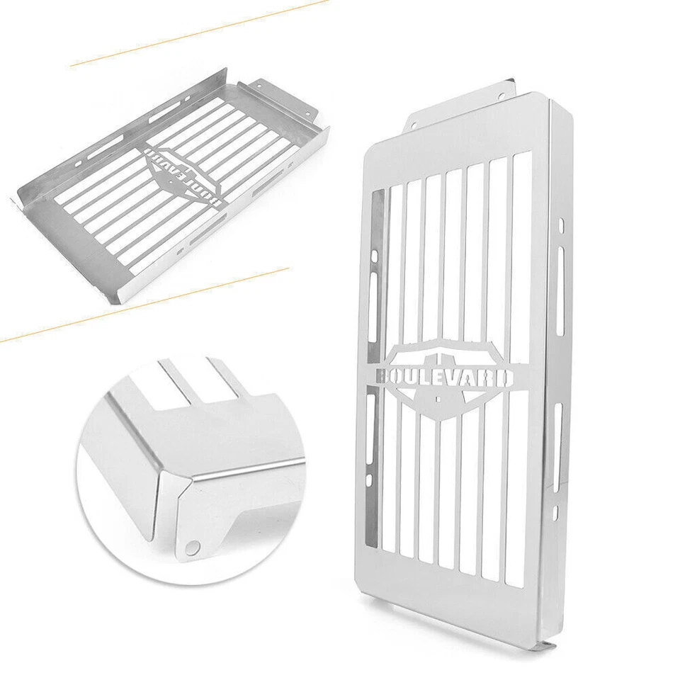 Stainless Steel Radiator Cover Guard Fit SUZUKI Boulevard C50 M50 2005-16 VL800 Foto 1 de 4