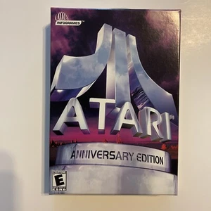 Atari Anniversary PC Game CD-ROM asteroids/pong/tempest/centipede/super Breakout - Picture 1 of 3