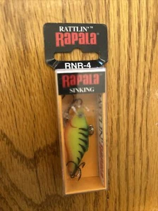 Rattlin' Rapala RNR-4 FT Firetiger Crankbait NEW - Picture 1 of 1