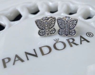 Auténticos pendientes Pandora mariposa #290571CZ Foto 1 de 4