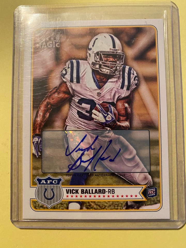 A40,895 - 2012 Topps Magic Autographs #152 Vick Ballard - Image 1 of 1