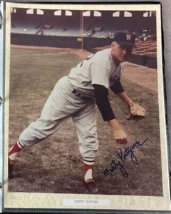 MARTY KUTYNA Washington Senators Autographed Signed 8x10 Vintage Baseball Photo - Picture 1 of 2