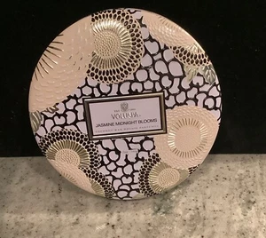 Voluspa Jasmine Midnight Blooms (3 Wick) Tin Candle 12 Oz ~ Coconut Wax ~ NEW' - Picture 1 of 4