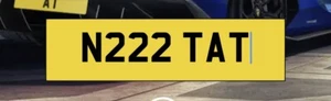 Private Reg N222 TAT For 1995 Or Later Registered Cars (Not A Dateless Plate) - Picture 1 of 1