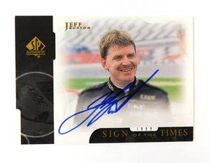 Auténtico Jeff Burton Sign of the Times 1999 SP en tarjeta automática - Imagen 1 de 2