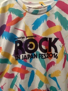 Rock in Japan Festival 2016 T-Shirt J-rock Concert merch Size L J-Pop Japanese - Picture 1 of 9