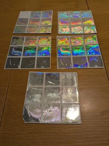 Dinosaur Animal Hologram Holographic Rare Vintage Sticker Decal Foil 5 Sheets - Picture 1 of 8