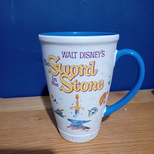 NEW DISNEY STORE Sword in the Stone LARGE SKETCH ANIMATED MUG LATTE CUP BNWT - Picture 1 of 8