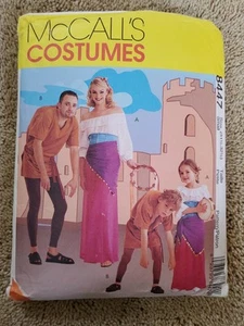 McCall's 8447 Hunchback Esmerelda Costume Pattern, Adult Small Halloween, Cut, - Picture 1 of 2