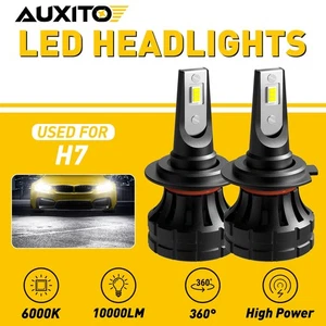 Pair CANBUS H7 LED Headlight Super Bright Bulbs Kit White 20000LM High/Low Beam - Picture 1 of 13