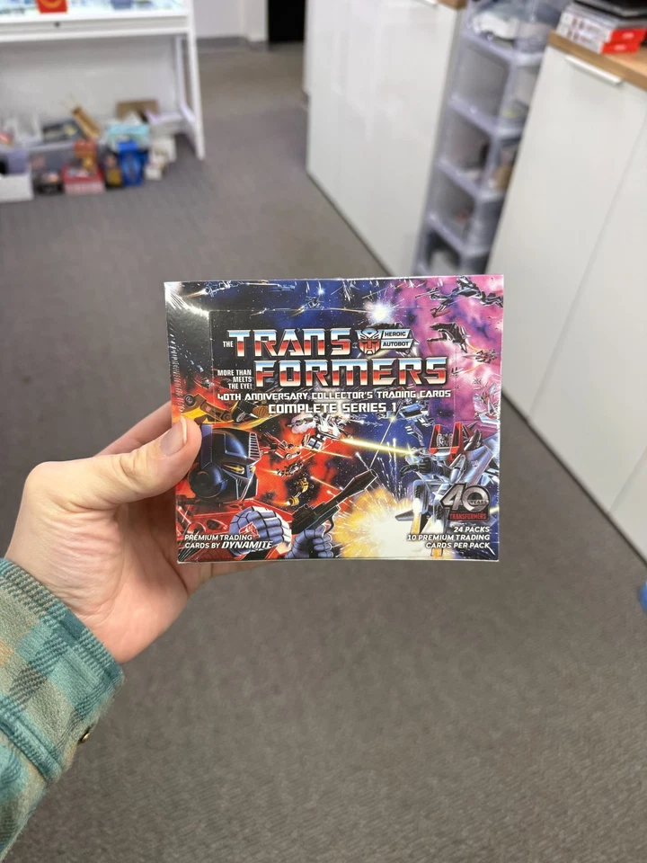 Transformers 40 Aniversario Coleccionista Tarjetas Coleccionables Serie 1 Hobby Box Foto 1 de 1