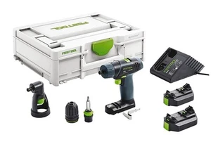 Festool 576875 TXS 12 2,5-Set 12V Cordless Drill Kit Brushless 2x2.5Ah Batteries - Picture 1 of 4