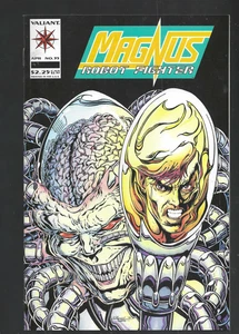Valiant-Magnus Robot Fighter 1994 #35 y 36 - incluye tarjeta coleccionable Valiant - casi nuevo - Imagen 1 de 4