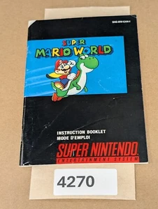 Super Mario World - SNES- Manual Only **NO GAME! - Bild 1 von 18
