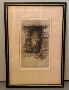 HEDLEY FITTON SAINT BARTHOLOMEW ANTIQUE E. JACOBI COLOR REPROOF - Picture 1 of 1