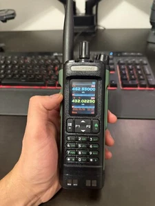 Baofeng DM-32 8W GPS Encryption  All Black UHF VHF NOAA FM AM Dual Mode - Picture 1 of 5