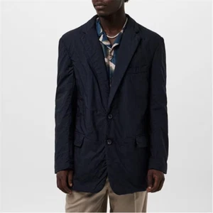 DRIES VAN NOTEN NAVY PADDED PUFFER BLUNTON JACKET S/S 2025 (NEW + TAGS) - Picture 1 of 11