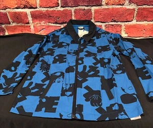 Disney Parks Zip UP Light Jacket blue 11/12 kids Mickey Mouse NWT - Picture 1 of 5