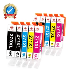 Juego de 10 piezas de tinta para Canon PGI-270 XL CLI-271 XL PIXMA MG7700 MG7720 TS8020 TS9020 - Imagen 1 de 7