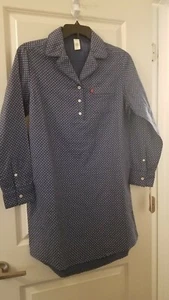 Levi’s x Target Mujer Cuello Muesca Forrado Camisón Ropa de Dormir Azul Talla S ¡Nuevo! - Imagen 1 de 4