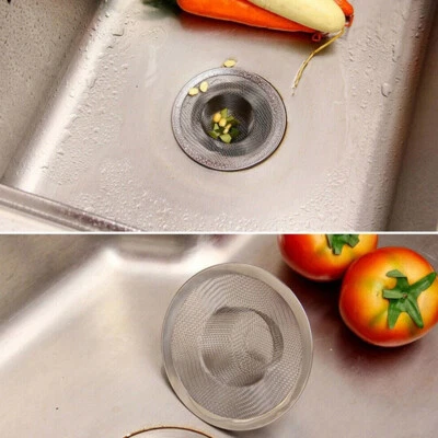 Abflusssieb Haarsieb für Badewanne Dusche Waschbecken Küchenspüle 9/11CM XS - Bild 1 von 4