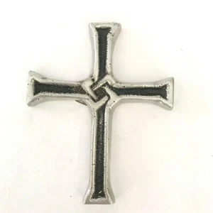 A La Carte # 914 Pewter Cross 4.75" Made in Mexico - Picture 1 of 6