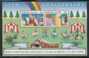 NORFOLK ISLAND Royal Agricultural & Horticultural Show MNH souvenir sheet - Picture 1 of 1