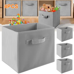 4-16er Aufbewahrungsbox Faltbox Spielkiste Regalkorb Faltkiste Korb Stoff Box - Bild 1 von 12