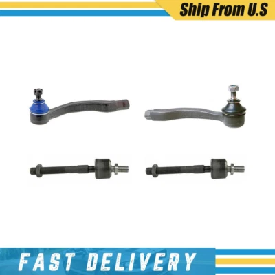 Extremo de barra de amarre exterior interior delantero Mevotech 4 piezas para Honda Civic 1988 1989 1990 _XJ Foto 1 de 4