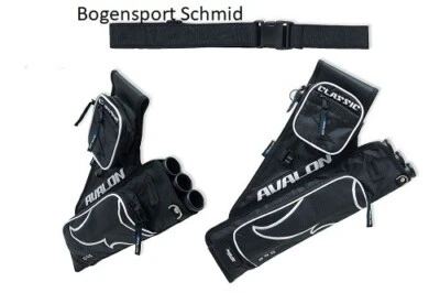 Avalon Classic Köcher Seitenköcher mit Gürtel Recurve Bogensport Bogenschiessen