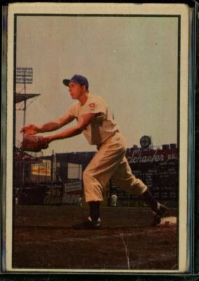 Bowman 1953 color #92 Gil Hodges Dodgers FR-GD arrugado ¡Mira! Foto 1 de 2