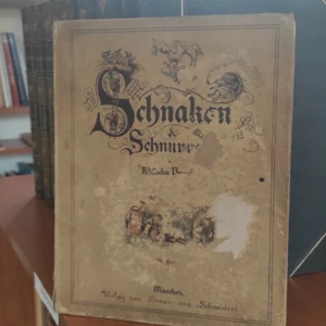 Wilhelm Busch - Schnaken & Schnurren - III. Teil - 1903 - Imagen 1 de 3