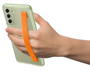 Véritable / Officiel Samsung Galaxy S21 FE Slim Bracelet Housse - Olive (Vert) - - Photo 1 sur 8